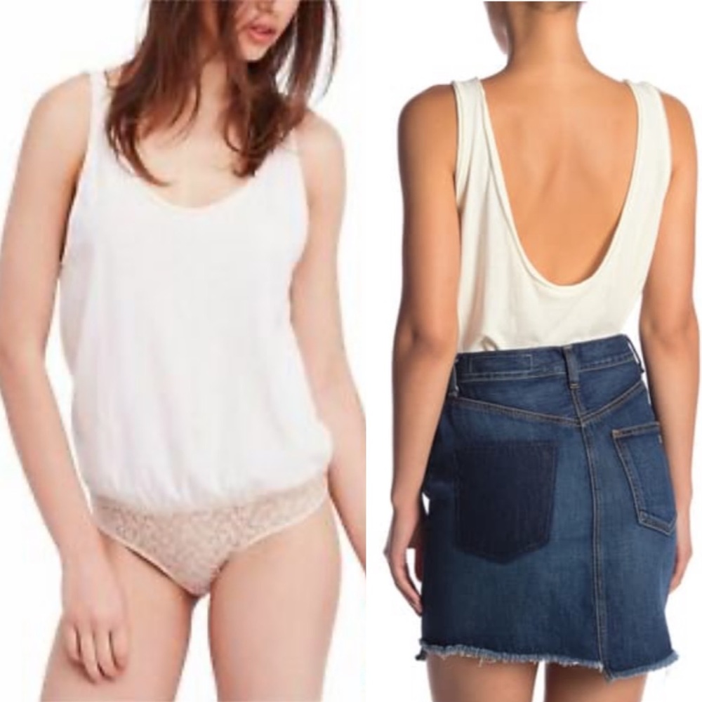 NEW Free People Scoop back tank bodysuit